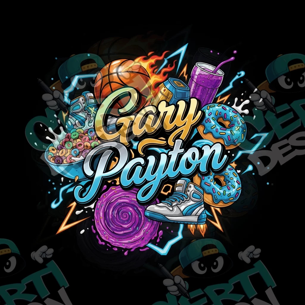 Gary Payton Pre-Made 3.5g Square Mylar Bags