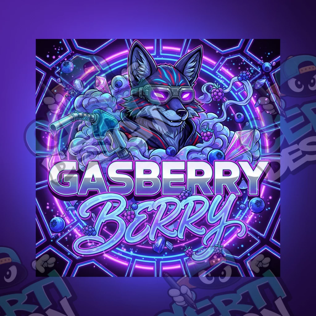Gasberry Pre-Made 3.5g Square Mylar Bags