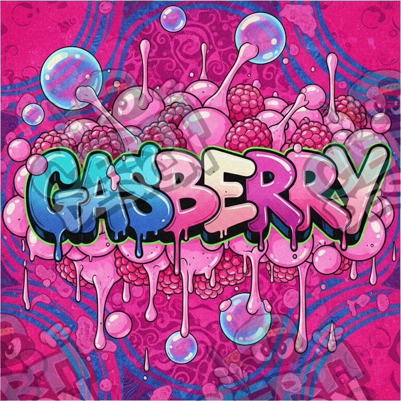 Gasberry Pre-Made 3.5g Square Mylar Bags