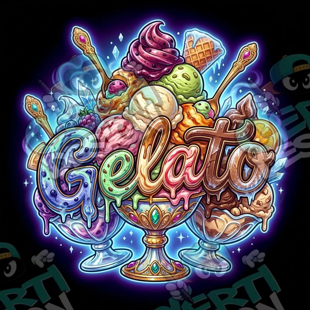 Gelato Pre-Made 3.5g Square Mylar Bags