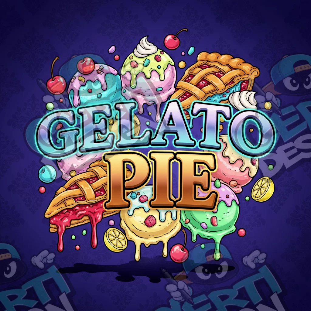 Gelato Pie Pre-Made 3.5g Square Mylar Bags