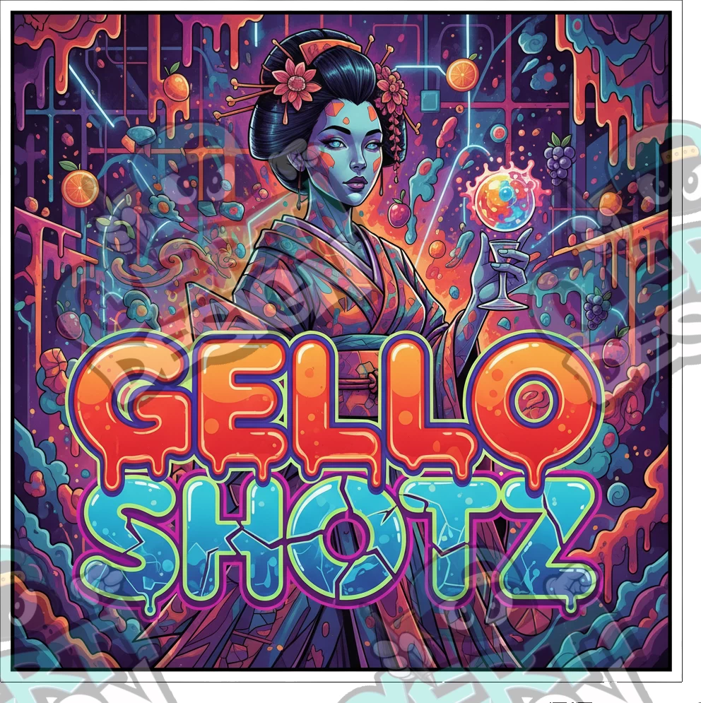 Gello Shotz Pre-Made 3.5g Square Mylar Bags
