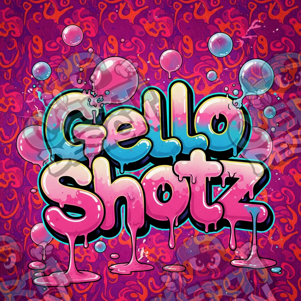Gello Shotz Pre-Made 3.5g Square Mylar Bags
