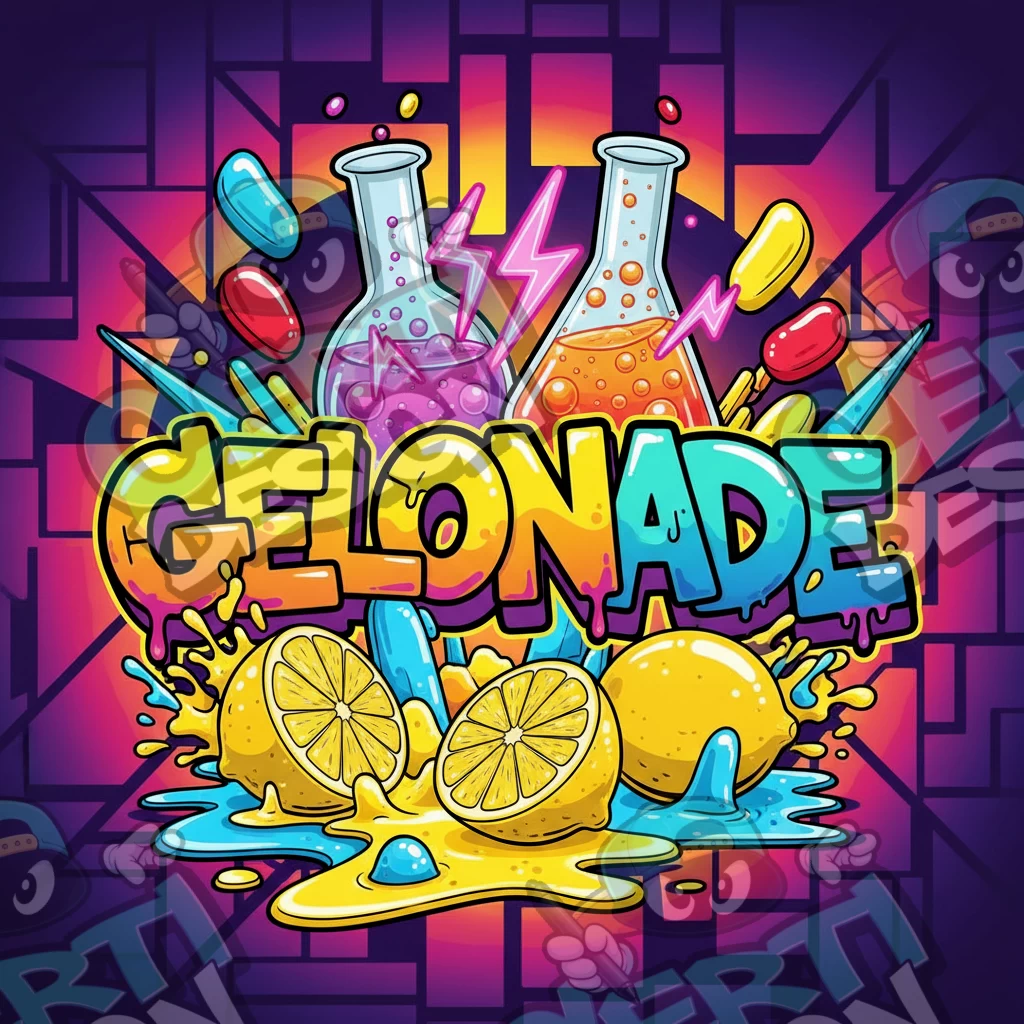 Gelonade Pre-Made 3.5g Square Mylar Bags