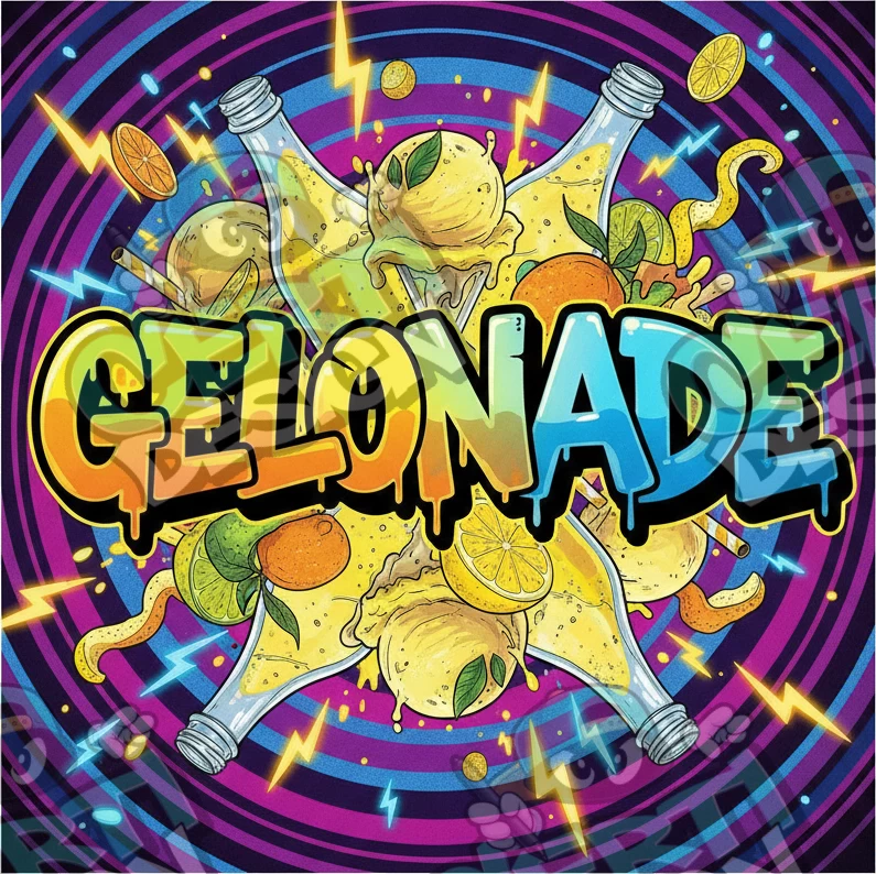 Gelonade Pre-Made 3.5g Square Mylar Bags