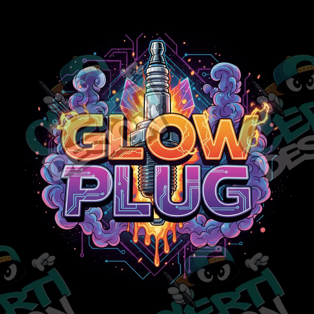 Glow Plug Pre-Made 3.5g Square Mylar Bags