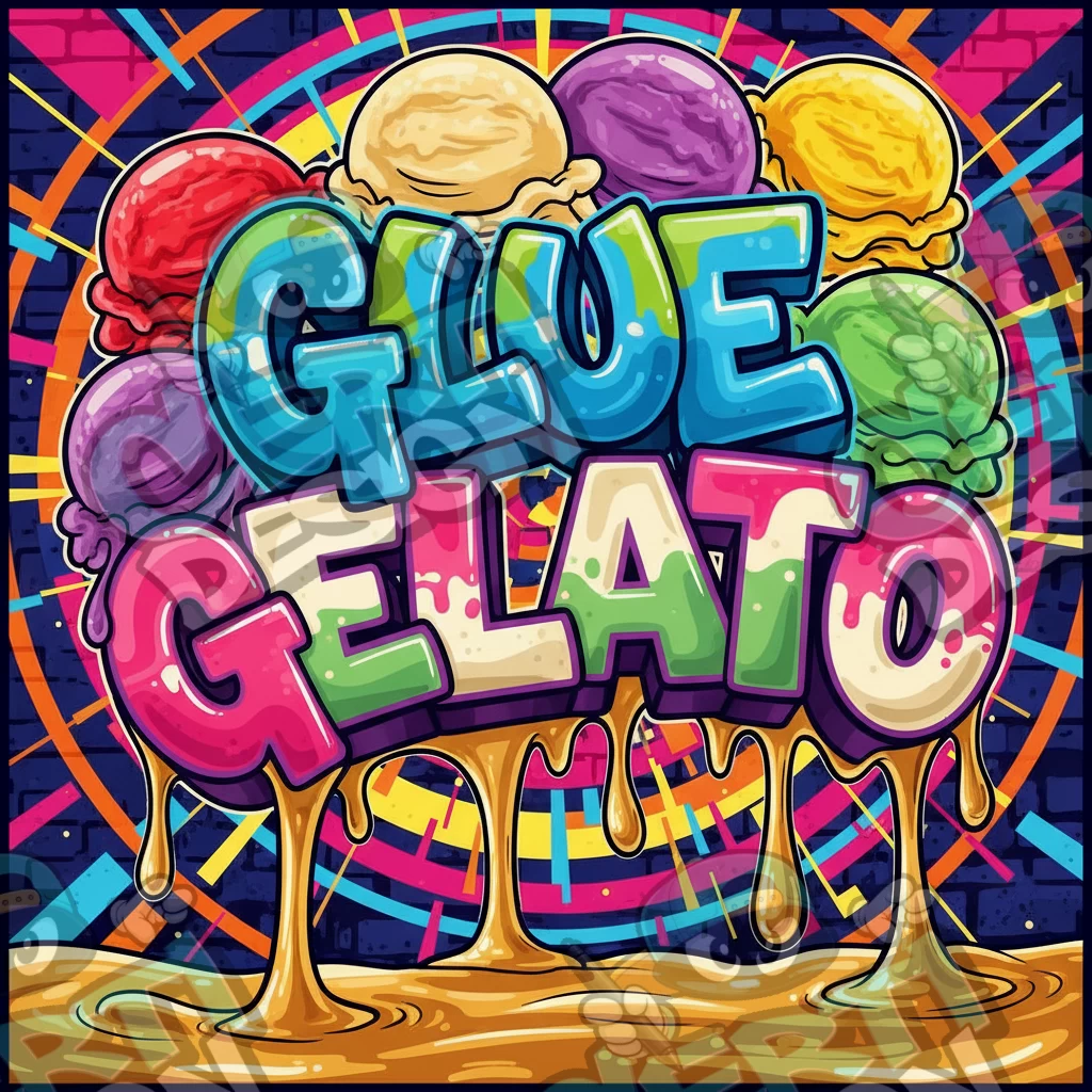 Glue Gelato Pre-Made 3.5g Square Mylar Bags