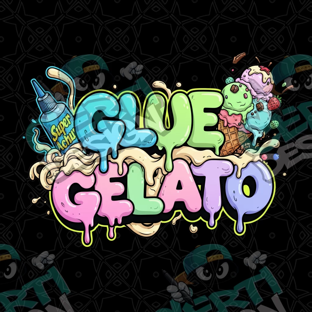 Glue Gelato Pre-Made 3.5g Square Mylar Bags