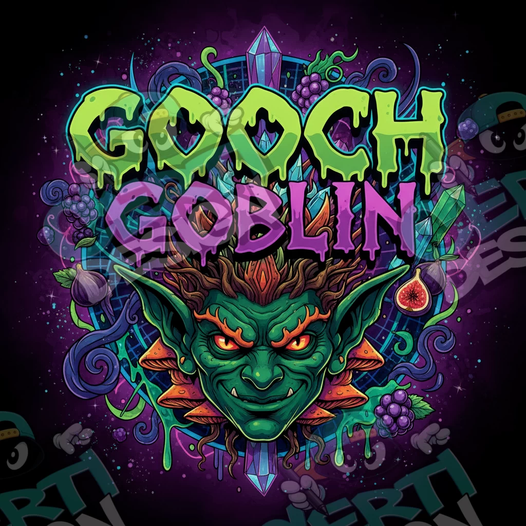 Gooch Goblin Pre-Made 3.5g Square Mylar Bags