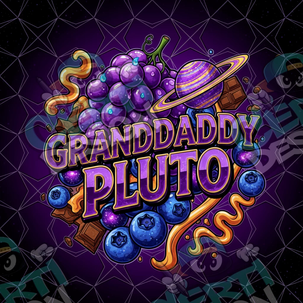 Granddaddy Pluto Pre-Made 3.5g Square Mylar Bags