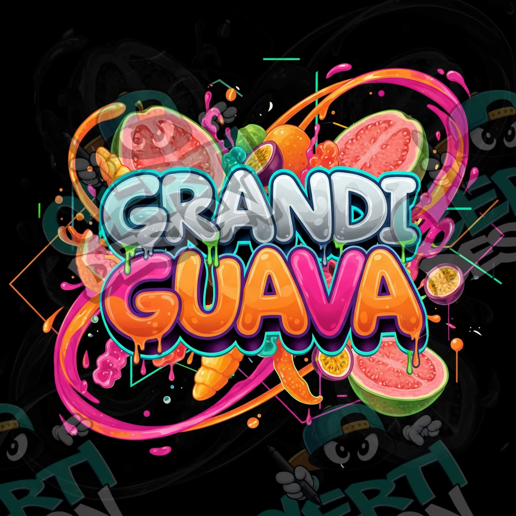Grandi Guava Pre-Made 3.5g Square Mylar Bags