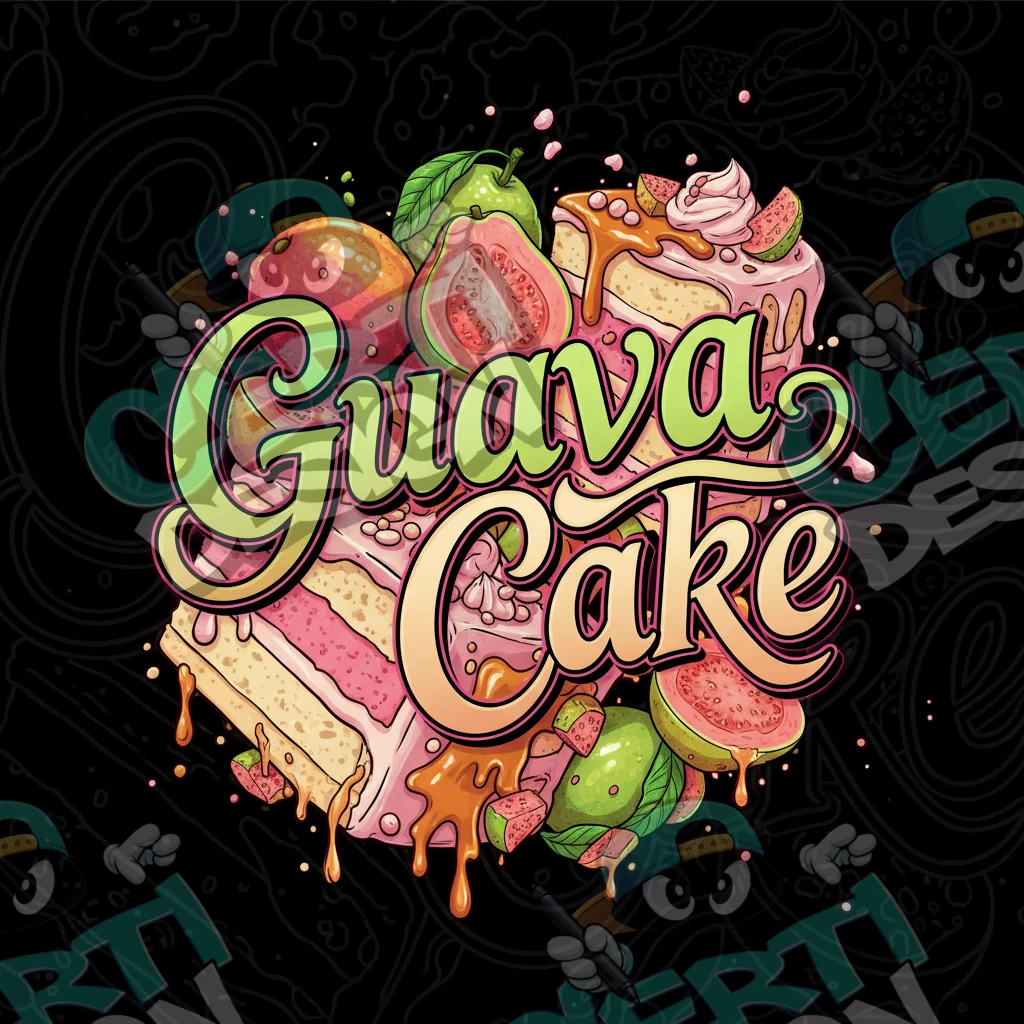 Guava Cake Pre-Made 3.5g Square Mylar Bags