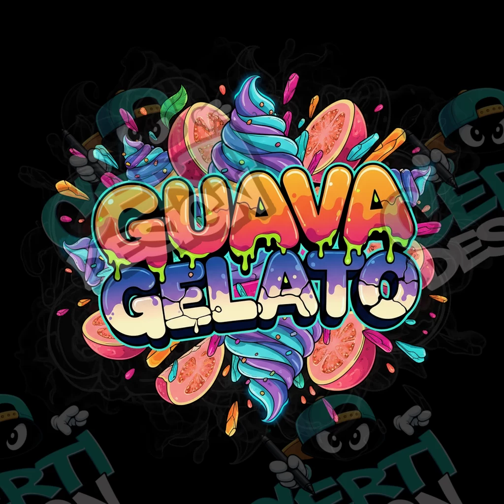 Guava Gelato Pre-Made 3.5g Square Mylar Bags