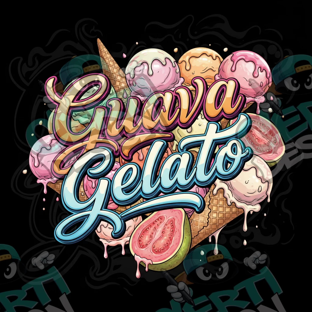 Guava Gelato Pre-Made 3.5g Square Mylar Bags