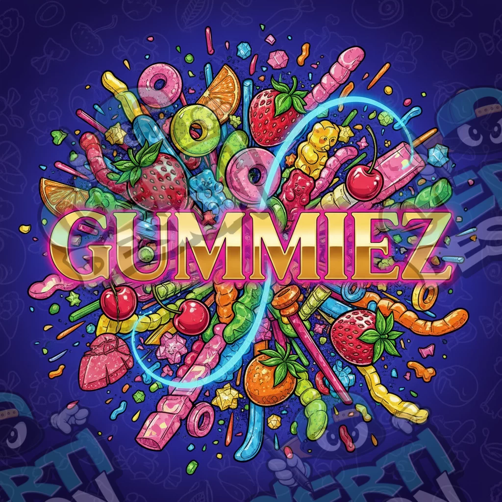 Gummiez Pre-Made 3.5g Square Mylar Bags