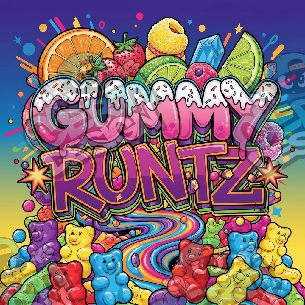 Gummy Runtz Pre-Made 3.5g Square Mylar Bags