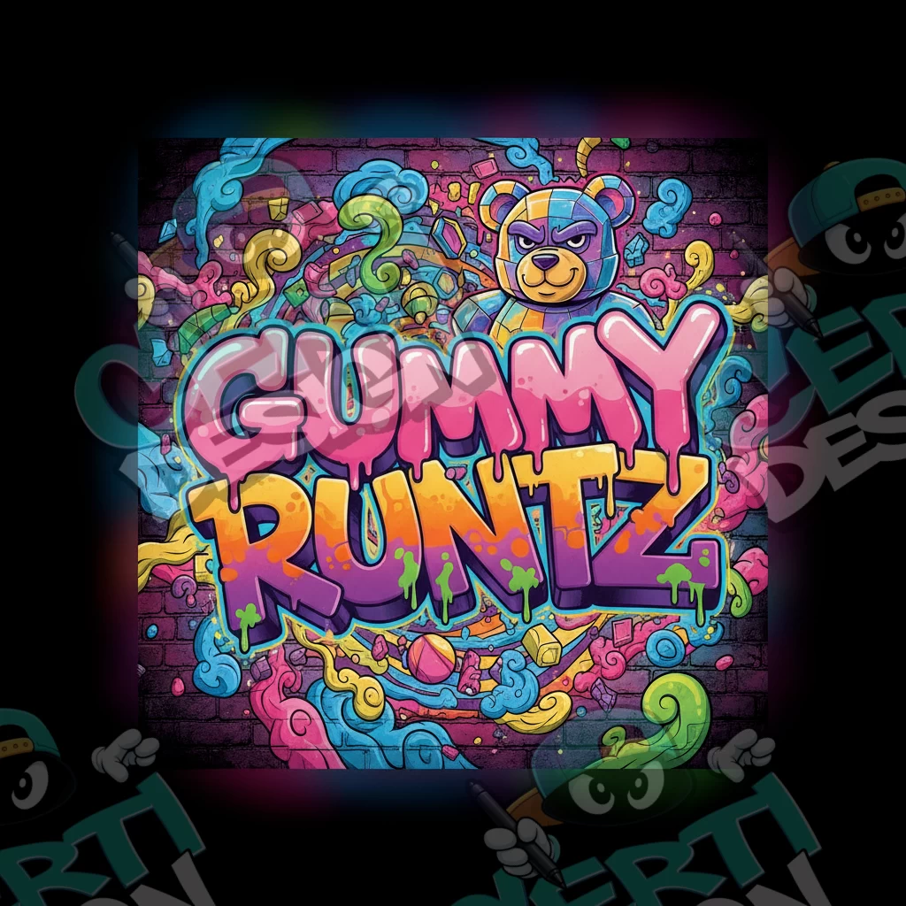 Gummy Runtz Pre-Made 3.5g Square Mylar Bags
