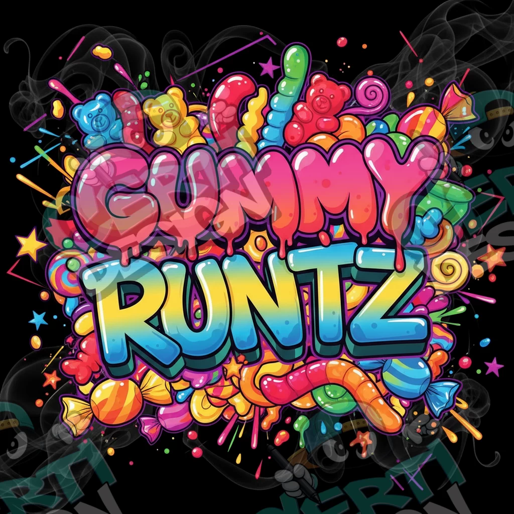 Gummy Runtz Pre-Made 3.5g Square Mylar Bags