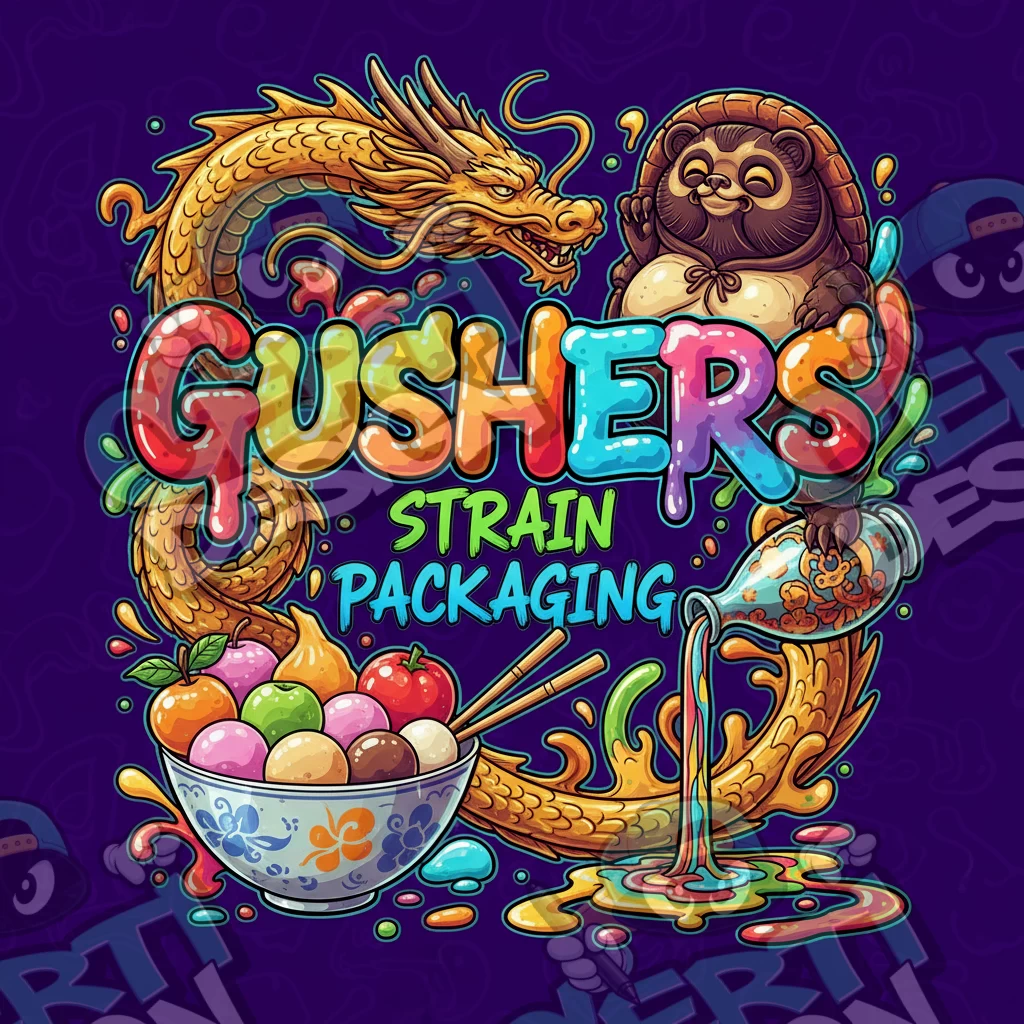 Gushers Pre-Made 3.5g Square Mylar Bags