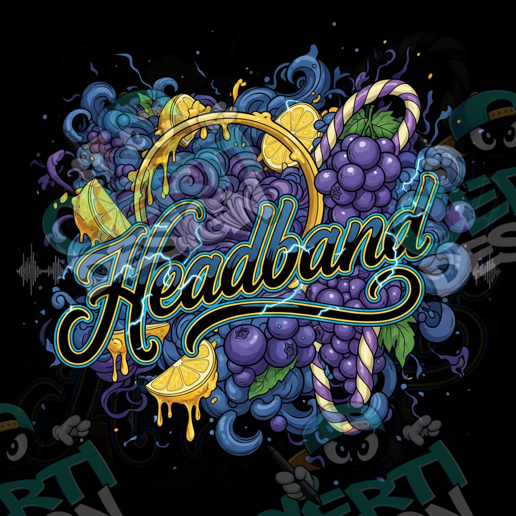 Headband Pre-Made 3.5g Square Mylar Bags