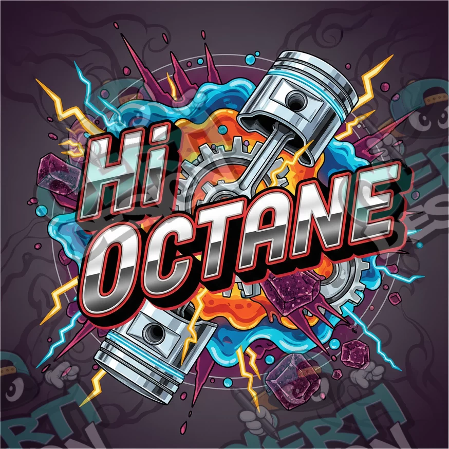 Hi Octane Pre-Made 3.5g Square Mylar Bags