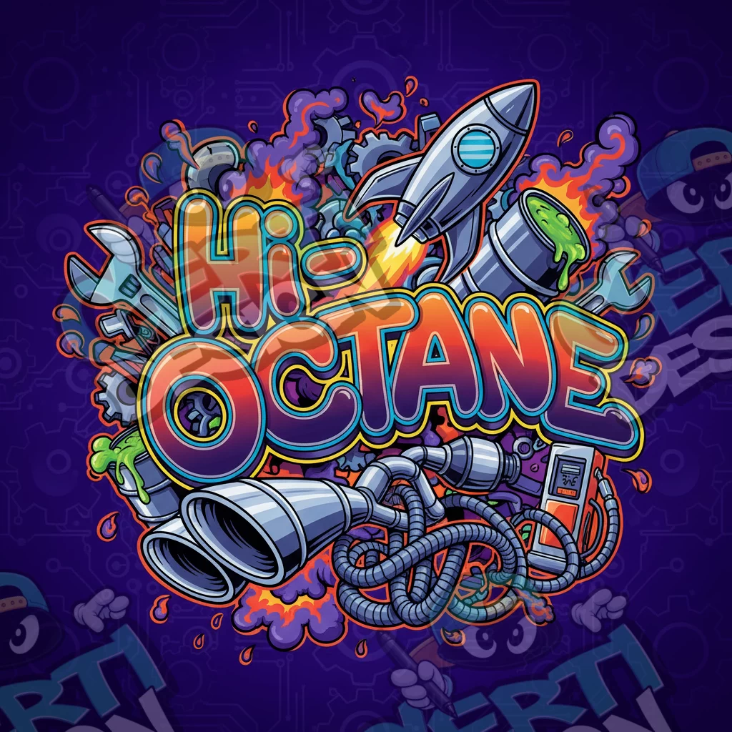 Hi Octane Pre-Made 3.5g Square Mylar Bags