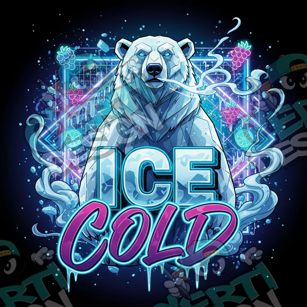 Ice Cold Pre-Made 3.5g Square Mylar Bags