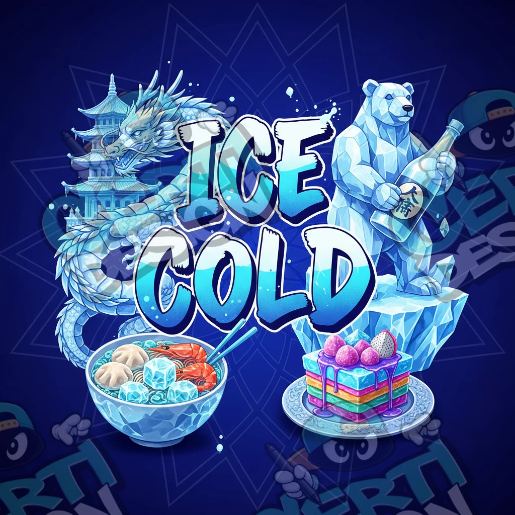 Ice Cold Pre-Made 3.5g Square Mylar Bags