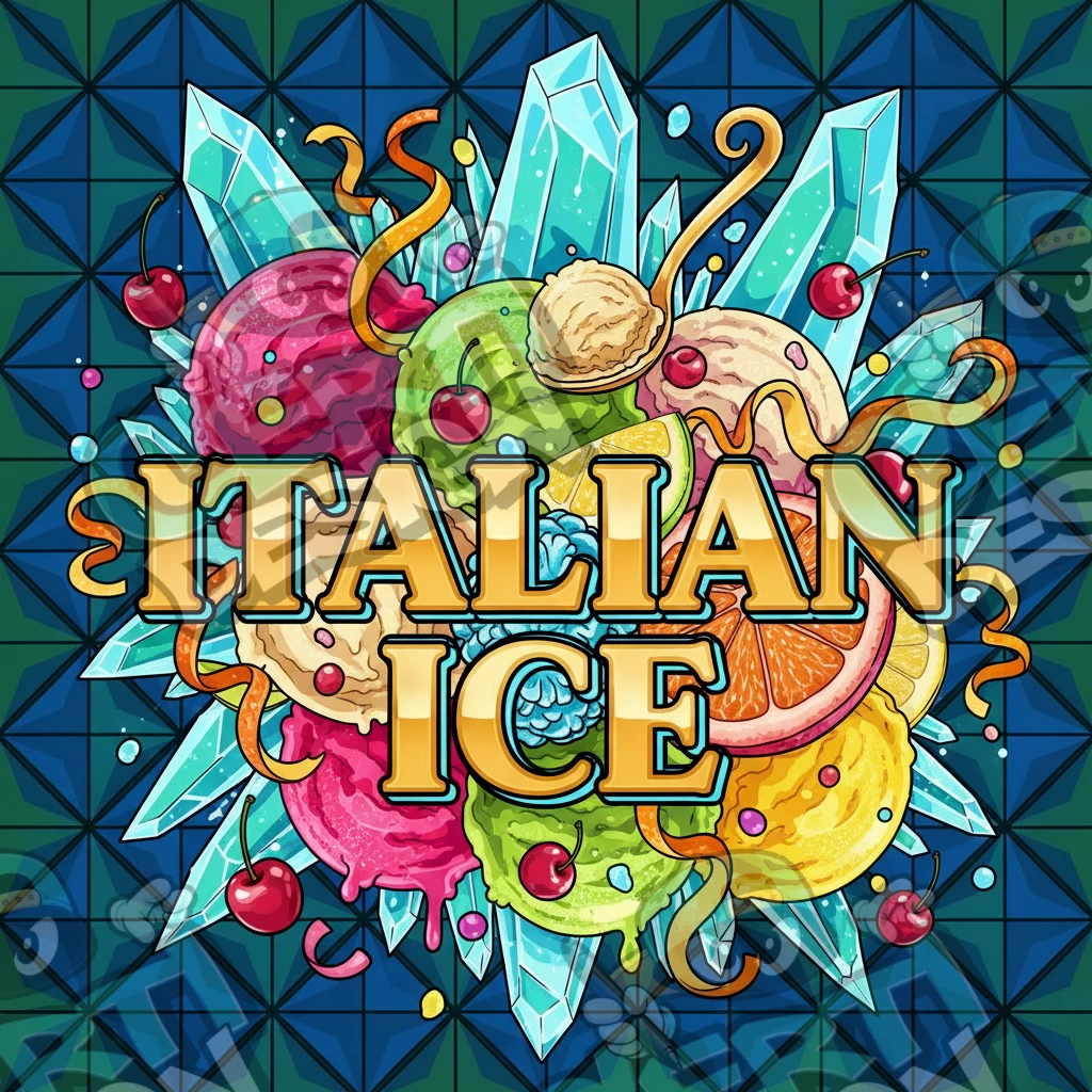 Italian Ice Pre-Made 3.5g Square Mylar Bags