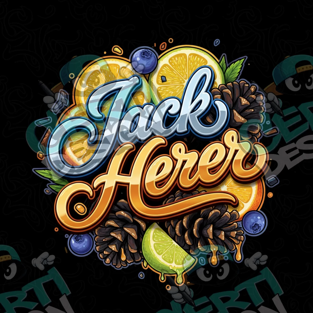 Jack Herer Pre-Made 3.5g Square Mylar Bags