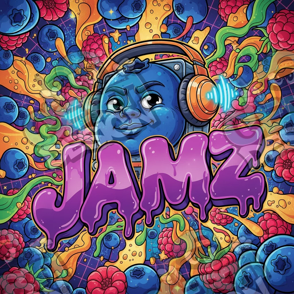 Jamz Pre-Made 3.5g Square Mylar Bags