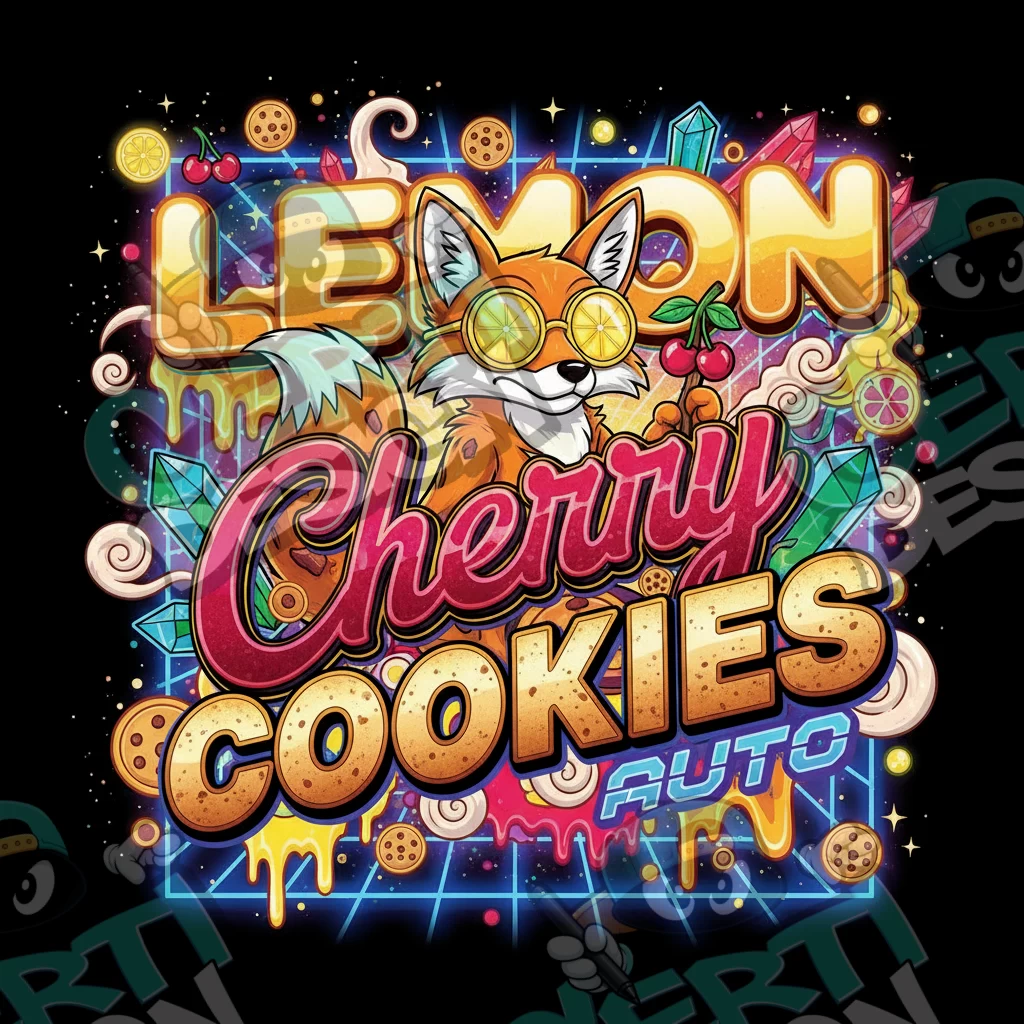 Lemon Cherry Cookies Auto Pre-Made 3.5g Square Mylar Bags