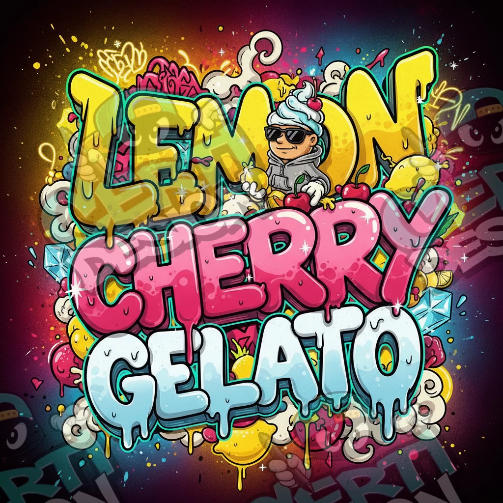 Lemon Cherry Gelato Pre-Made 3.5g Square Mylar Bags