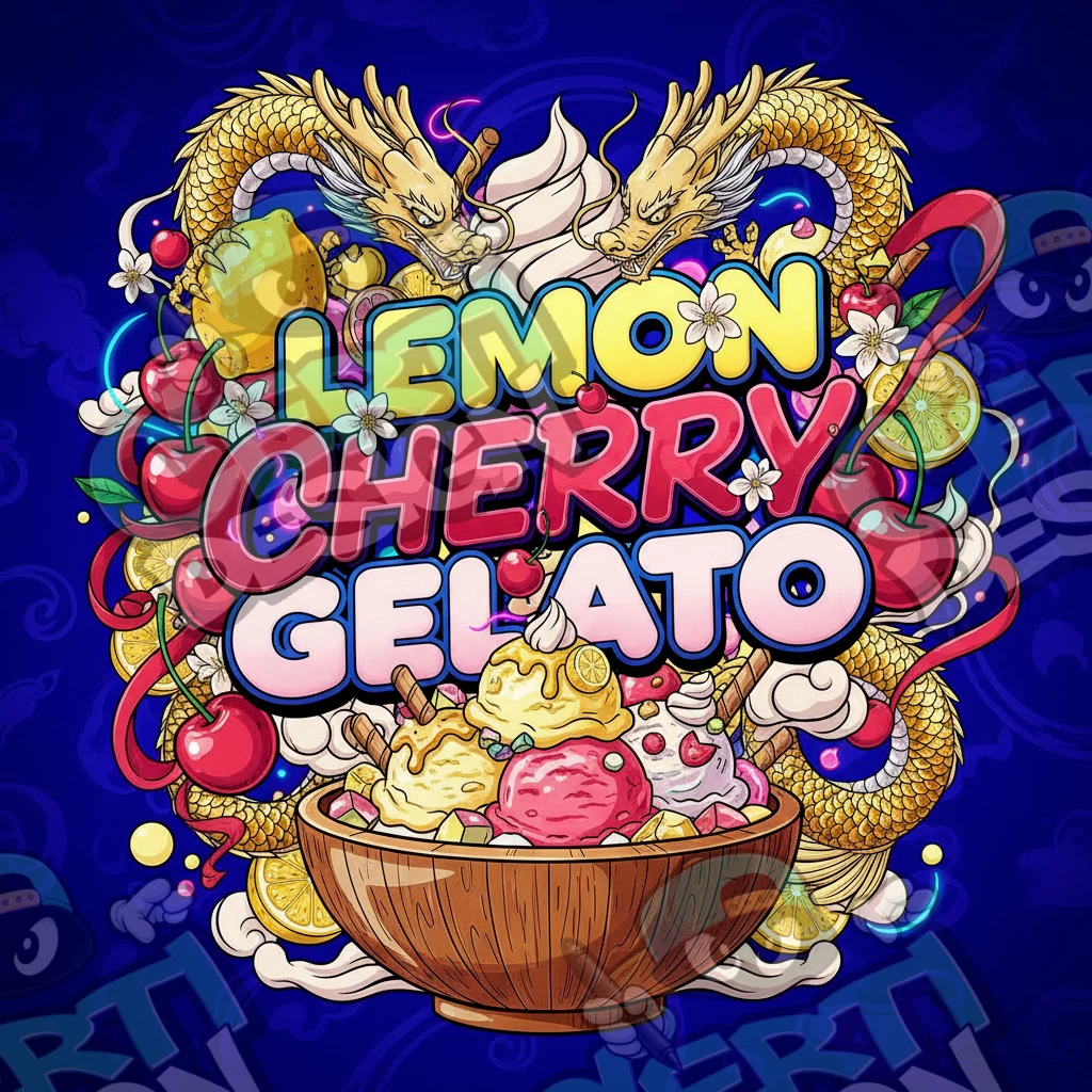 Lemon Cherry Gelato Pre-Made 3.5g Square Mylar Bags