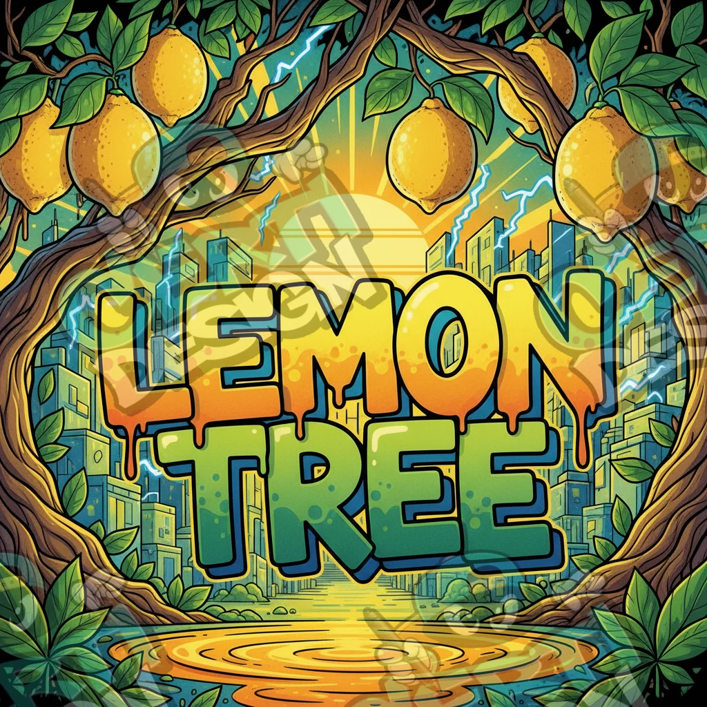 Lemon Tree Pre-Made 3.5g Square Mylar Bags