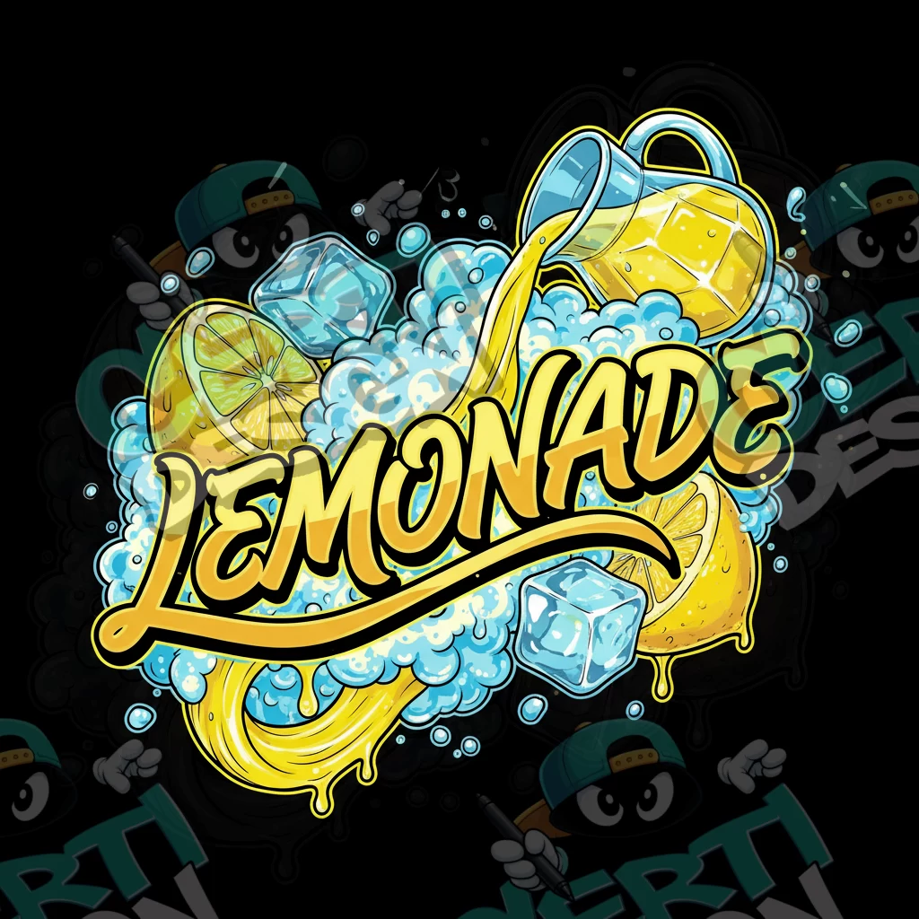 Lemonade Pre-Made 3.5g Square Mylar Bags