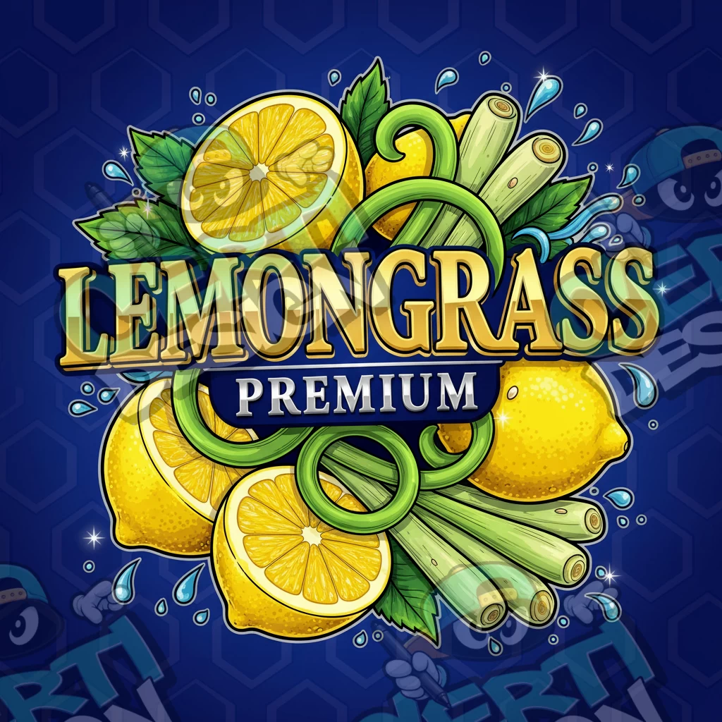 Lemongrass Pre-Made 3.5g Square Mylar Bags