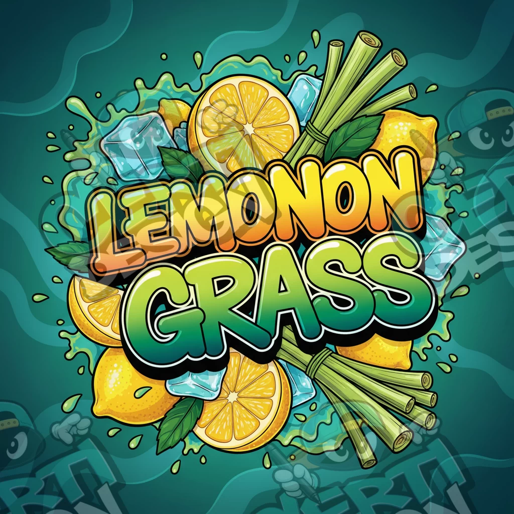 Lemongrass Pre-Made 3.5g Square Mylar Bags