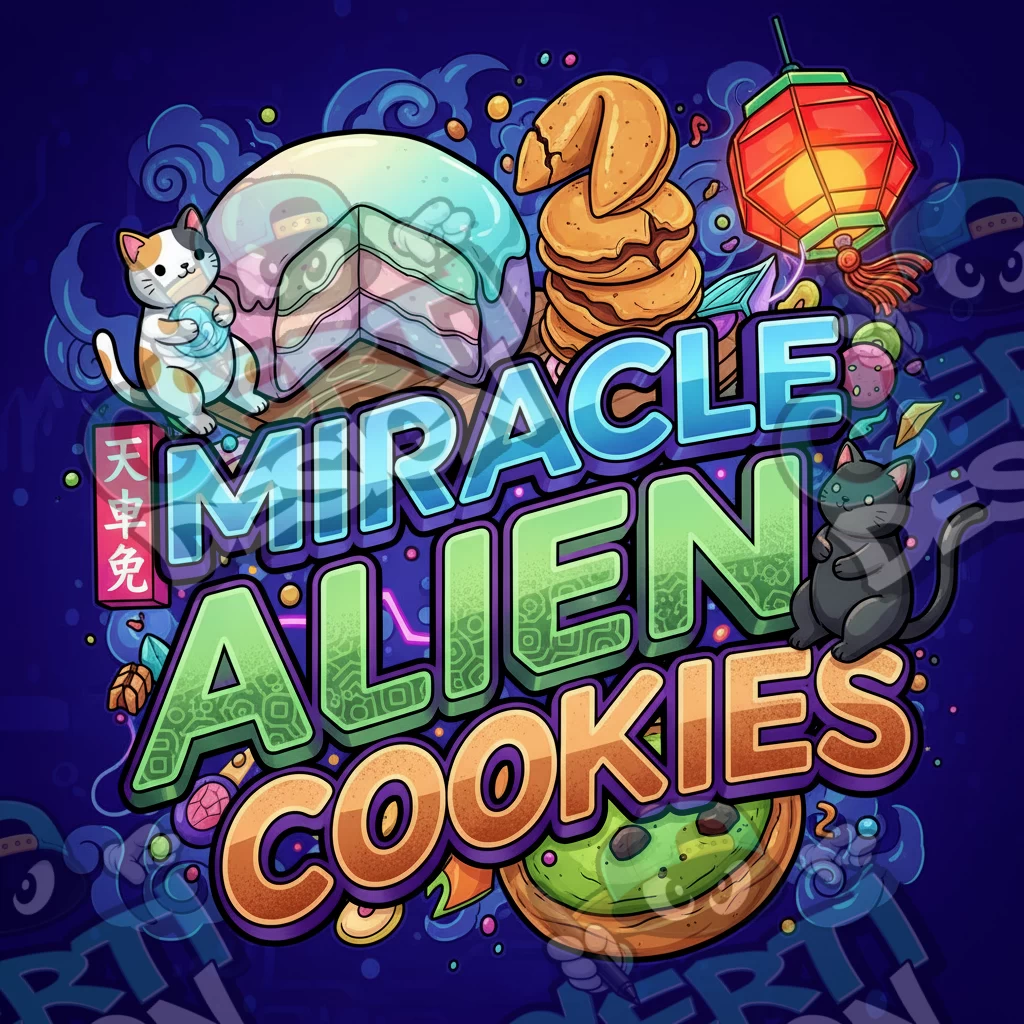 MAC Miracle Alien Cookies Pre-Made 3.5g Square Mylar Bags