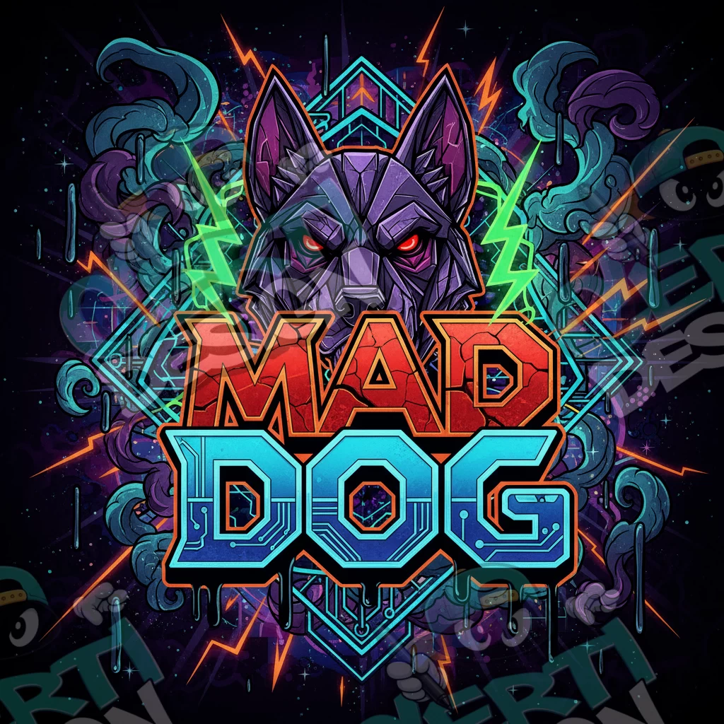 Mad Dog Pre-Made 3.5g Square Mylar Bags