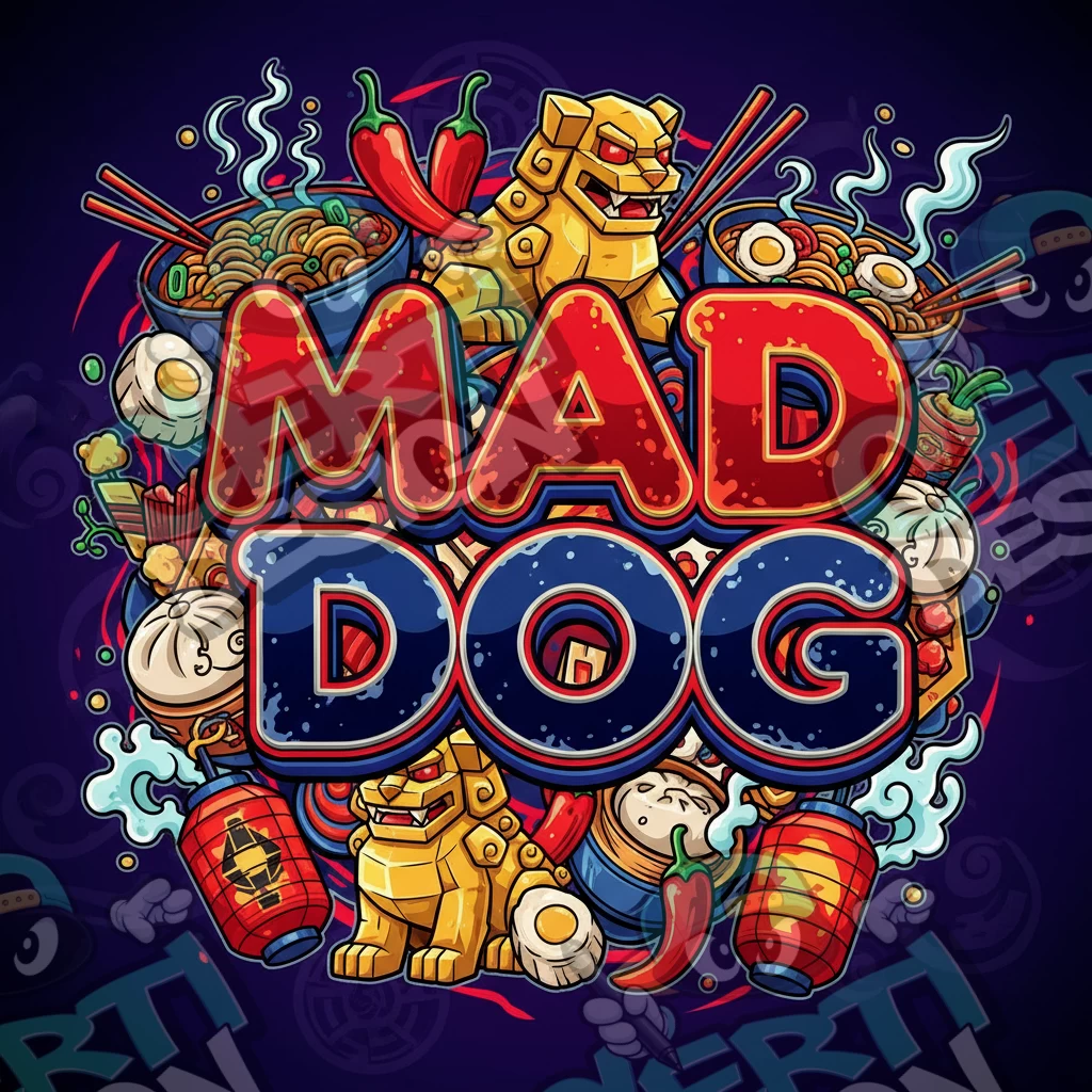 Mad Dog Pre-Made 3.5g Square Mylar Bags