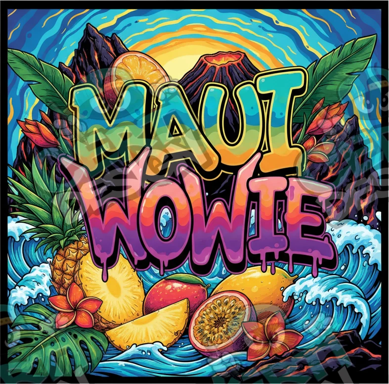 Maui Wowie Pre-Made 3.5g Square Mylar Bags
