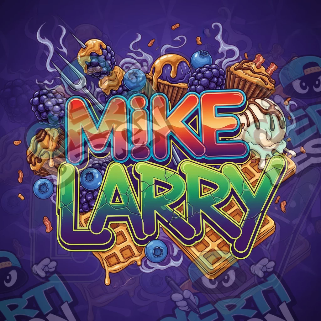 Mike Larry Pre-Made 3.5g Square Mylar Bags