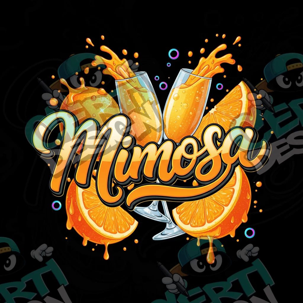 Mimosa Pre-Made 3.5g Square Mylar Bags