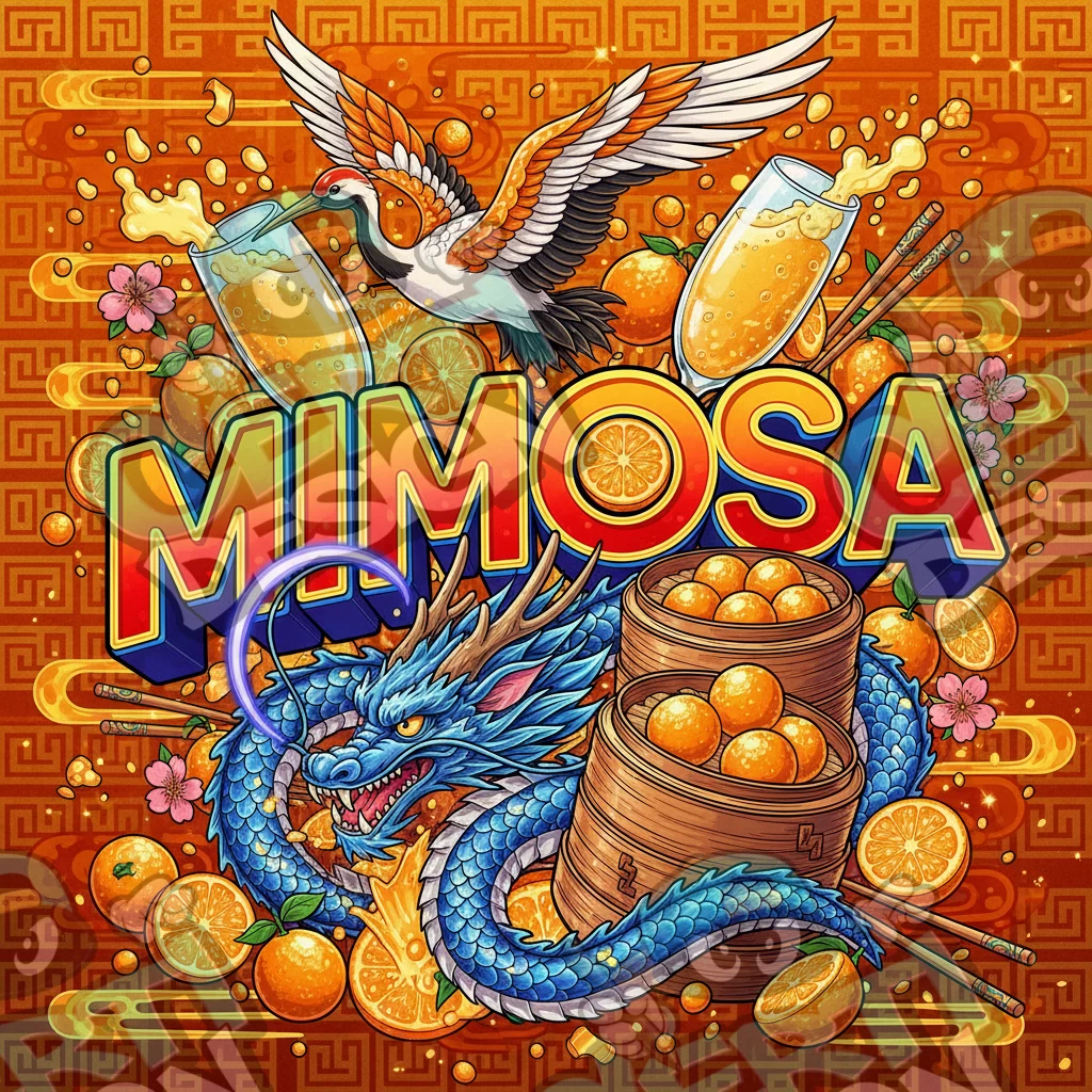 Mimosa Pre-Made 3.5g Square Mylar Bags