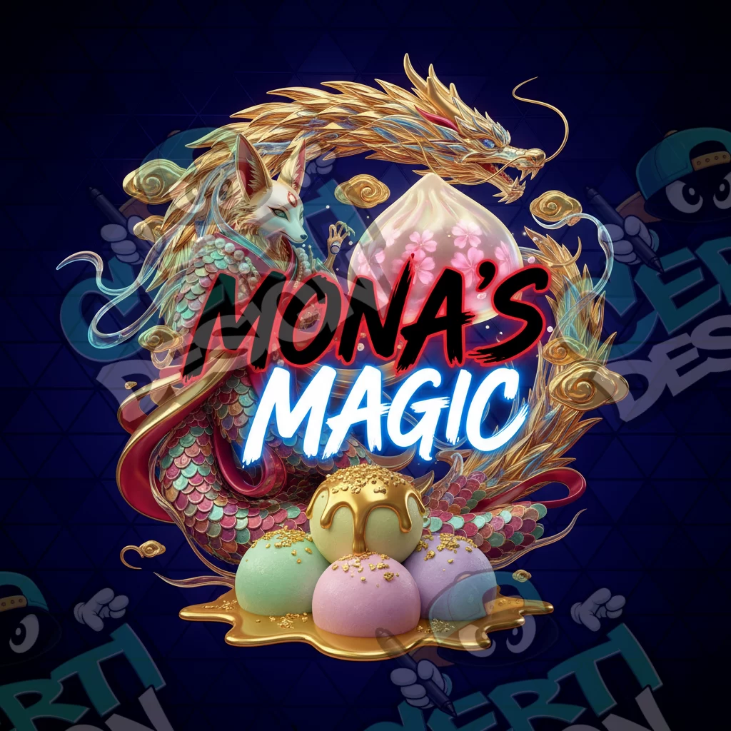 Mona's Magic Pre-Made 3.5g Square Mylar Bags