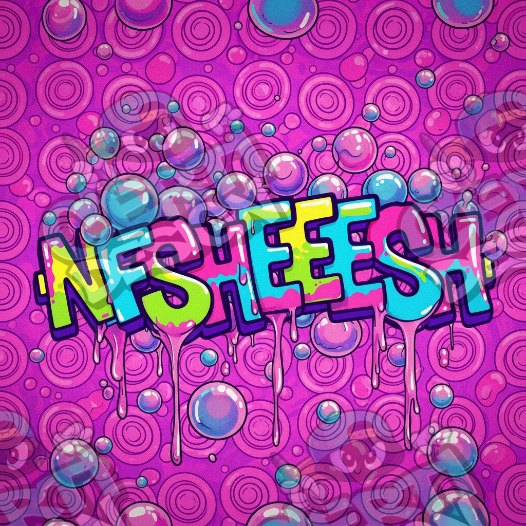 NFSHEEEESH Pre-Made 3.5g Square Mylar Bags