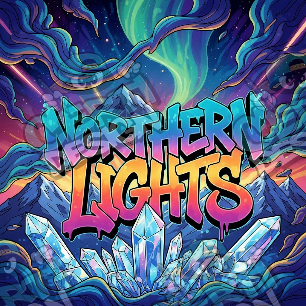 Northern Lights Pre-Made 3.5g Square Mylar Bags