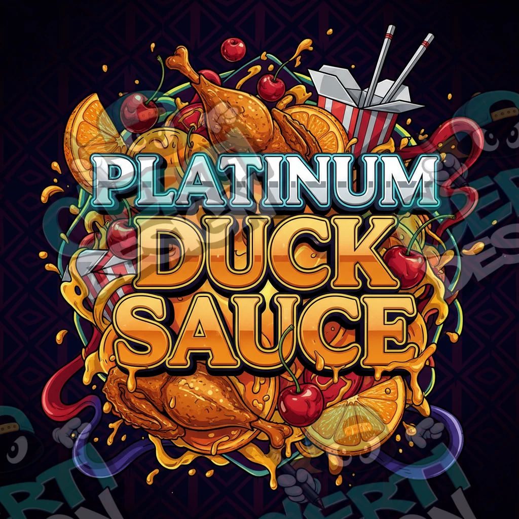 Platinum Duck Sauce Pre-Made 3.5g Square Mylar Bags