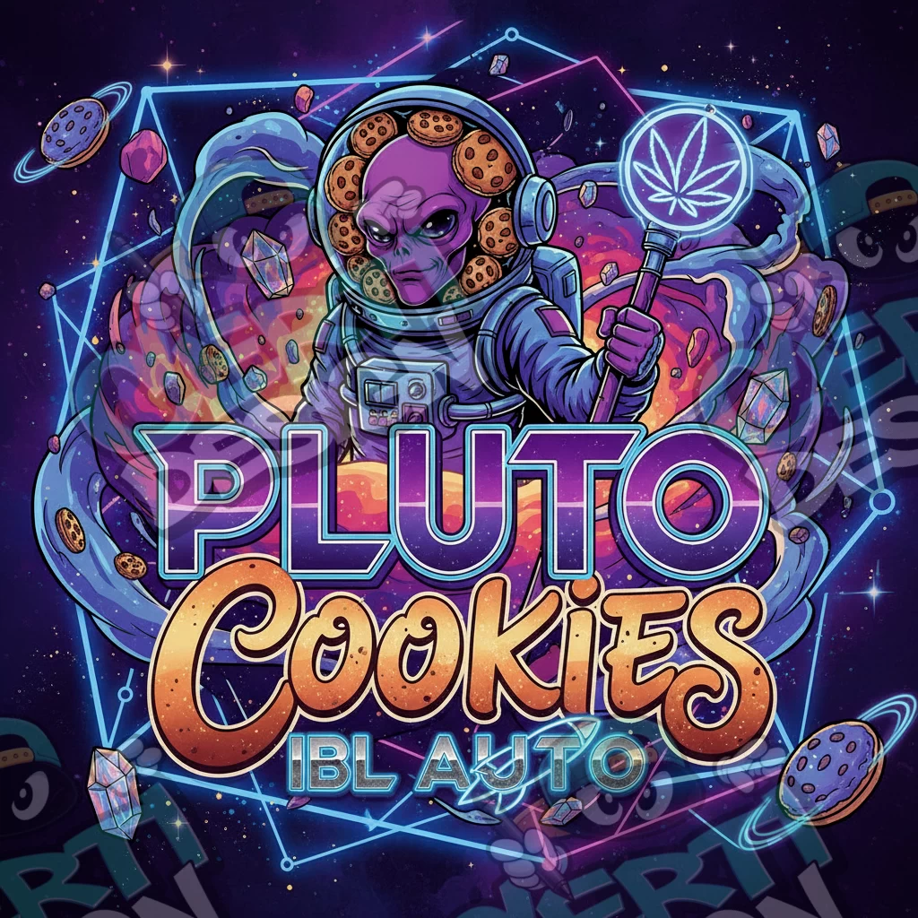 Pluto Cookies IBL Auto Pre-Made 3.5g Square Mylar Bags